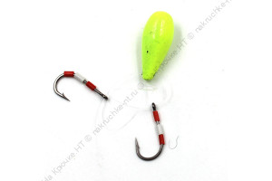 Приманка Балда ЯМАН "Булава-1" с плав.крючками, 3,5г цв.ф-ж