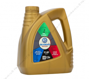 SEANOVO Масло моторное для двухтактных двигателей марки NMMA TC-W3 2.5 л