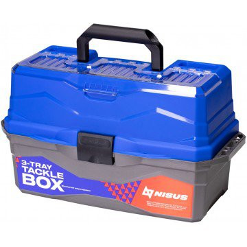 Ящик для снастей Tackle Box трехполочный NISUS синий 1