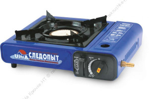 Плита наст. газовая "СЛЕДОПЫТ - UltrA", керам. (с переходником)