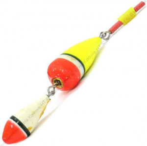 Поплавок зимний ЯМАН "Конус" двойной, бальса, 1,5 г, цв. в ассорт. (1 шт)