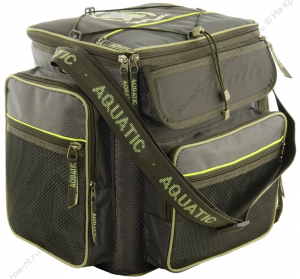 Сумка термо "AQUATIC" С-20Х с карманами хаки 40*32*35см