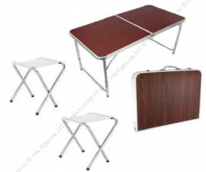 Стол для пикника МАЛЫЙ с 2 стульями