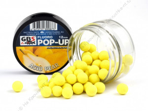 GBS бойлы плавающие "ACID PEAR" 10 мм 40 гр (банка)