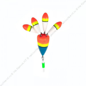 Поплавок зимний ЯМАН "Цветок 4", бальса, 1,75 г, цв. в ассорт.