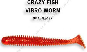 VIBRO WORM 3-50-4-5 Силиконовые приманки Crazy Fish