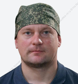 Косынка (бязь)(100% хлопок)(зеленая цифра)