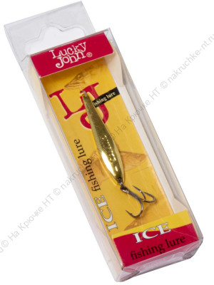 Блесна вертикал. зим. Lucky John S-2 с тр. 03.0г G блистер