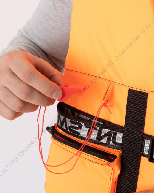 Жилет спасательный ПР ткань Оксфорд цвет Оранжевый  4