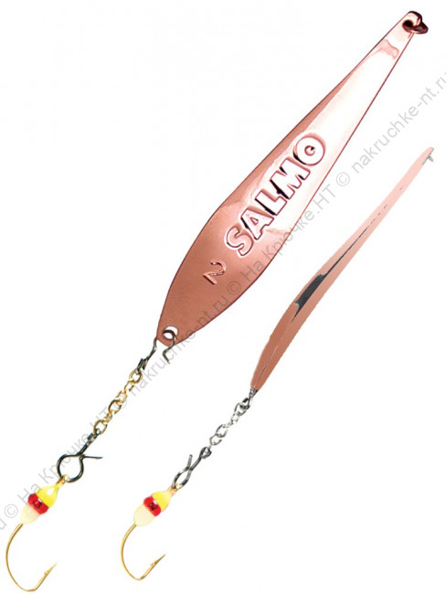 Блесна вертикал. зим. Lucky John S-2-Z с цеп. и кр. 03.5г C блистер 1