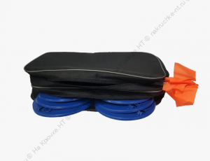 Сумка для жерлиц прямоугольная (2 отсека/с карманом на замке)