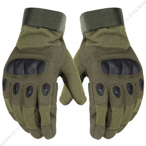 Перчатки тактические (цвет олива/черный)