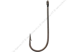 Крючок KOI "SINGLE SPOON LONG", размер 1 (INT), цвет BN (10 шт.)