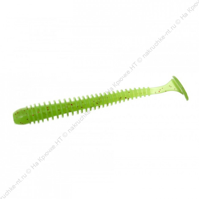FLAGMAN Виброхвост Mystic Fish 3 135 Green Apple 7,5см 6 шт