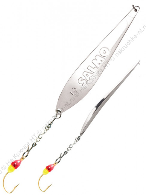 Блесна вертикал. зим. Lucky John S-2-Z с цеп. и кр. 03.5г S блистер 1