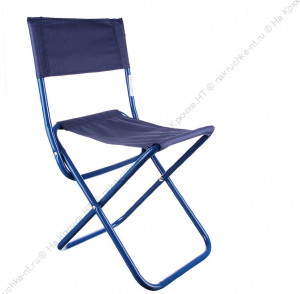 Стул туристич. "СЛЕДОПЫТ" складной со спин., 270х290х590 мм, труба сталь 16х0,8 мм, грузопод-ть 80