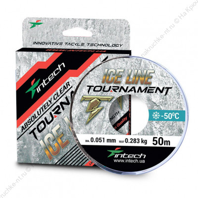 Леска Intech Tournament Ice line 50m 0.077mm