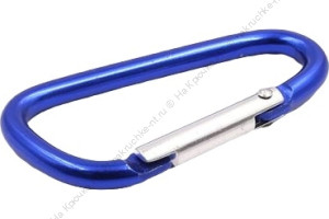 Карабин "СЛЕДОПЫТ", 6 см,алюминий