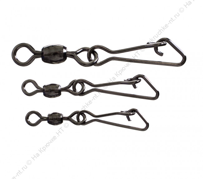 FLAGMAN Застежка фидерная с вертлюгом Link Swivels размер L 10шт 2