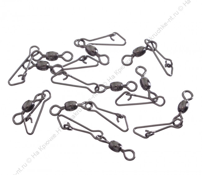 FLAGMAN Застежка фидерная с вертлюгом Link Swivels размер L 10шт 3