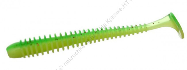 FLAGMAN Виброхвост Mystic Fish 4 1527 Lime Lime Chartreuse 10см