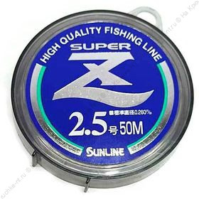 Леска Sunline SUPER Z #1.2/0.185mm 2.77kg 50m Clear