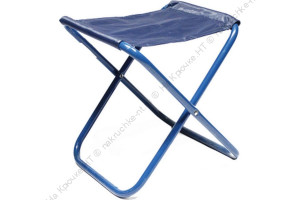 Стул туристич. "СЛЕДОПЫТ" складной, мал. 320х310х340 мм, труба сталь 16х1 мм (т. синий)/5/