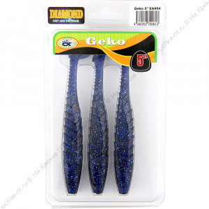 Силиконовые приманки DIAMOND Geko EA#04 5" 3 шт