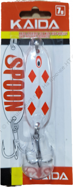 Набор 6шт. колеблющихся блесен KAIDA SPOON 7гр.