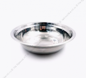 Миска "Следопыт" нерж., d - 25 см, h - 7 см, 2350 мл/300/