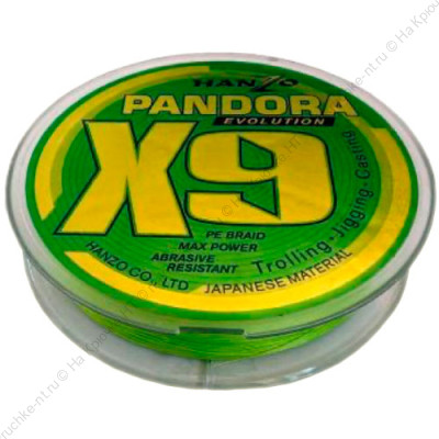 Hanzo Pandora Evolution  X9 1,0 (200м) 0,17mm Green