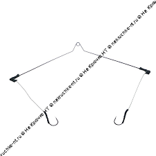 Коромысло оснащенное для фидера (с 2мя крючками)