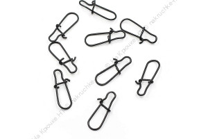 Карабин Namazu Pro NICE SNAP, цв. Carbon, р. 000, test-4 кг (уп. 10 шт.)