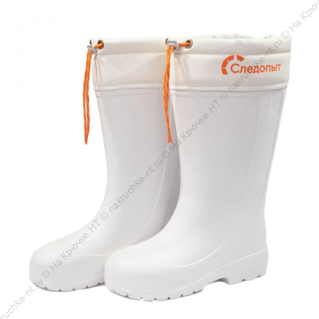 Сапоги СЛЕДОПЫТ MINK, ЭВА, 4-слойный вкладыш, -40°С, р. 35-36, белый