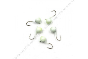 Мормышка вольф"ЯМАН"Шар с ушк, р.3, вес 0,30 цв.фосф.