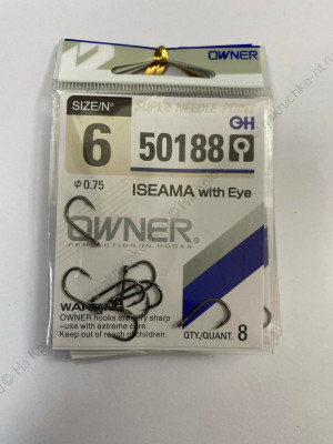 OWNER Крючок 50188 Izeama with EYE №6/8 шт