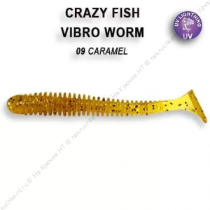 VIBRO WORM 3-50-9-1 Силиконовые приманки Crazy Fish