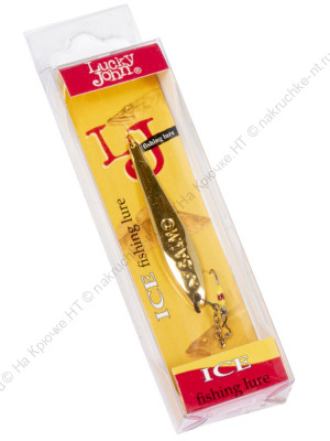 Блесна вертикал. зим. Lucky John S-3-Z с цеп. и кр. 06.5г G блистер