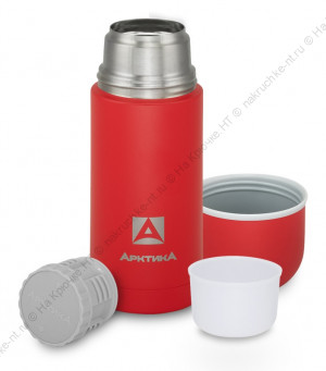 Термос Arctica 105-500-RDT питьевой  500мл (красный текстурный)