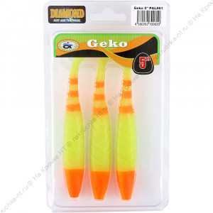 Силиконовые приманки DIAMOND Geko PAL#61 5" 3 шт