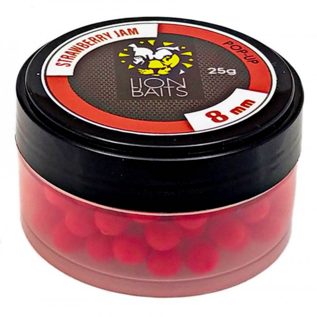 LION BAITS бойл 8 мм Strawberry Jam - 25 гр 1