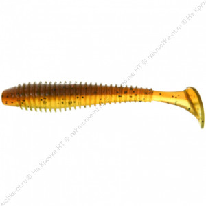 FLAGMAN Виброхвост Mystic Fish Fat 3,3" #2112 Watermelon Chartr 8,2см