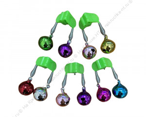 Бубенчик рыболовный двойной цветной БОЛЬШОЙ