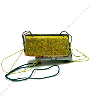 Жмых кукурузный + жмых подсолнечника (кубики)