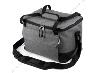 Сумка изотермическая СЛЕДОПЫТ Gray Line Pro, 23 л, цв. серый меланж