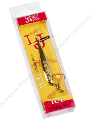 Блесна вертикал. зим. Lucky John S-3-Z с цеп. и тр. 07.0г G блистер
