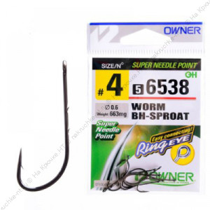 OWNER Крючки Worm Bh-Sproat №10/10шт (56538)
