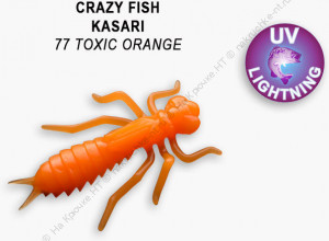 KASARI 1,6" 51-40-77-7 Силиконовые приманки Crazy Fish