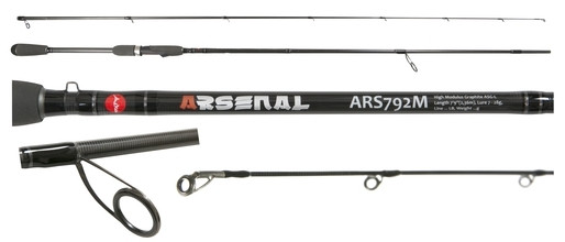 спиннинг Arsenal 902M  274cm, тест 12-42g, 10-25lb, e-fast, EVA, Kigan, ASG-L, вес 195g