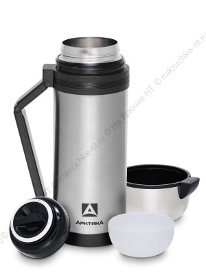 Термос Arctica 201-1500 с универсальным горлом 1500мл (металлик)